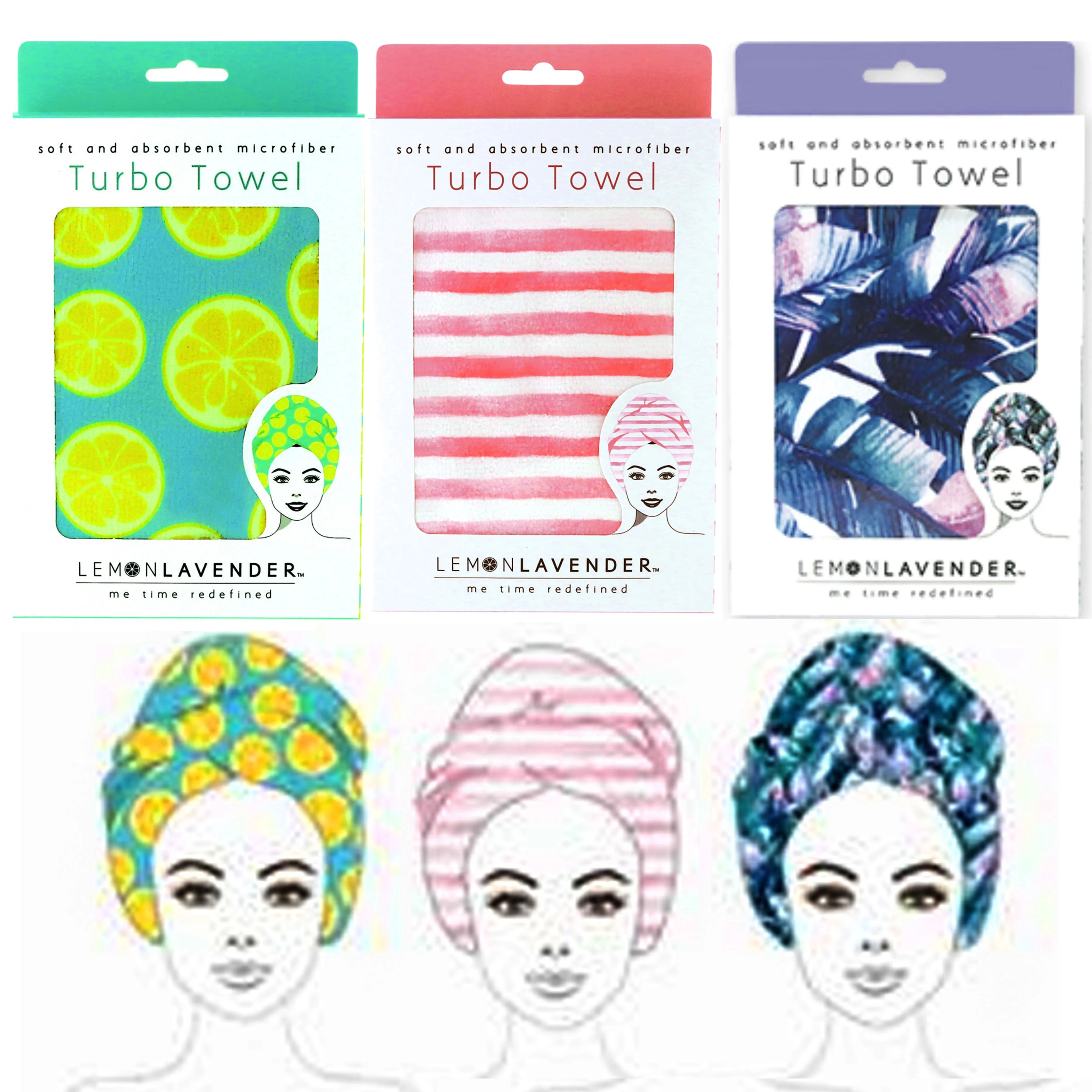 1 Pc Turban Hair Towels Twist Quick Dry Microfiber Bath Towel Wrap Cap Hat Spa