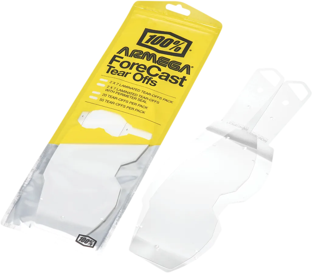 100% Armega Forecast Tear-Offs - Standard - 20 Pack 59065-00001