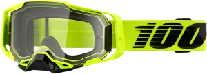 100% Armega Goggles - Nuclear Citrus - Clear 50004-00003