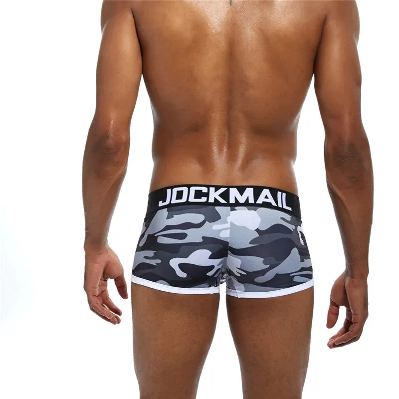 4 Pack Jockmail Camo Trunks