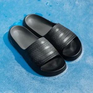 Adidas x Dime Adilette Ayoon Slides Black - Vista Grey - Silver