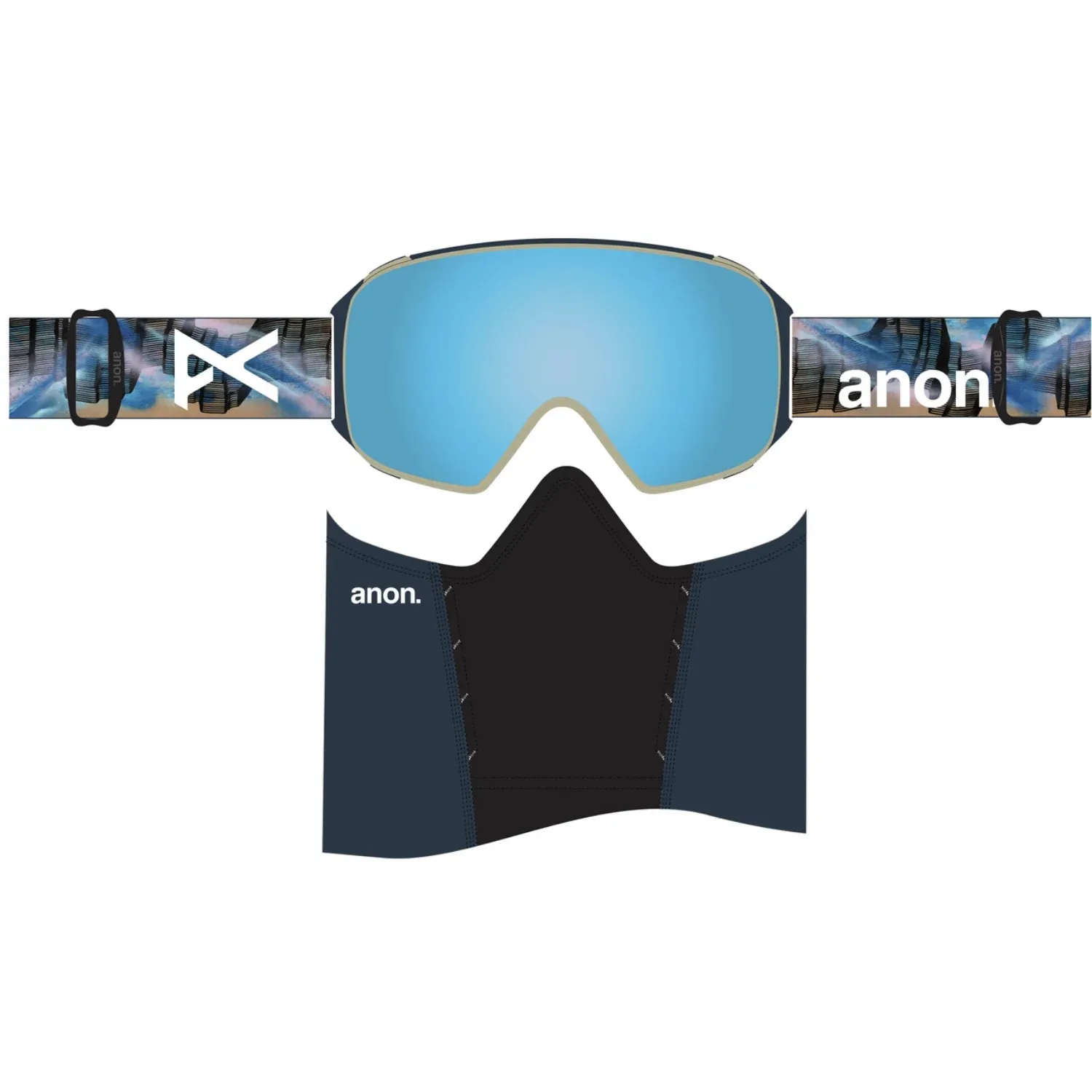 Anon M4 Cylindrical MFI Goggles 2024 - Low Bridge Fit