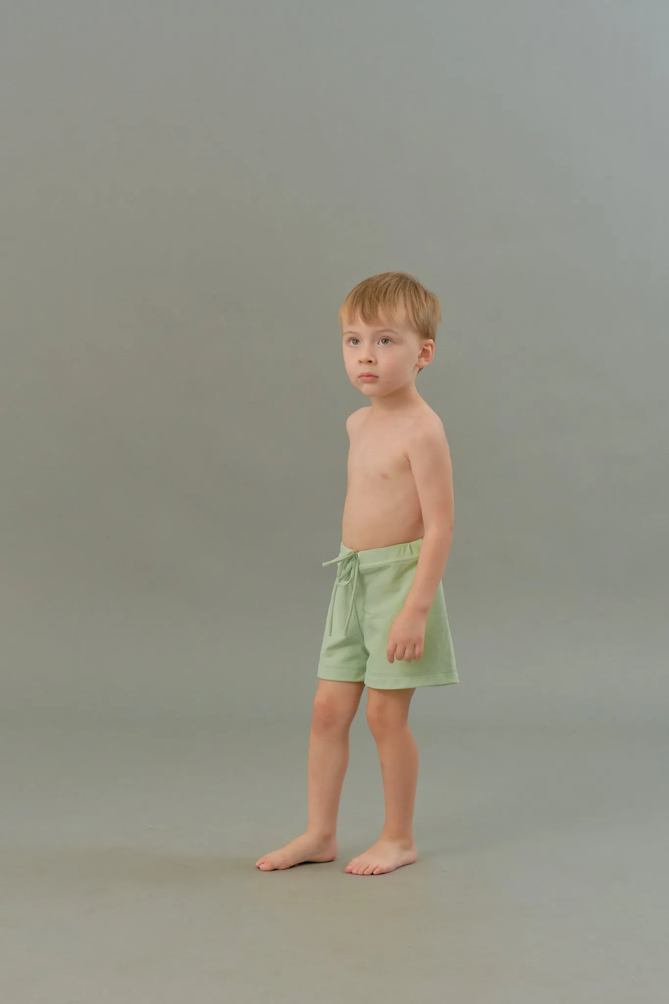 Baby Swim Trunks in Jade