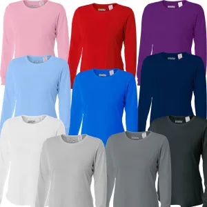 Bradley Women's Long Sleeve Rash Guard Surf Comfortable Performance Swim Shirt