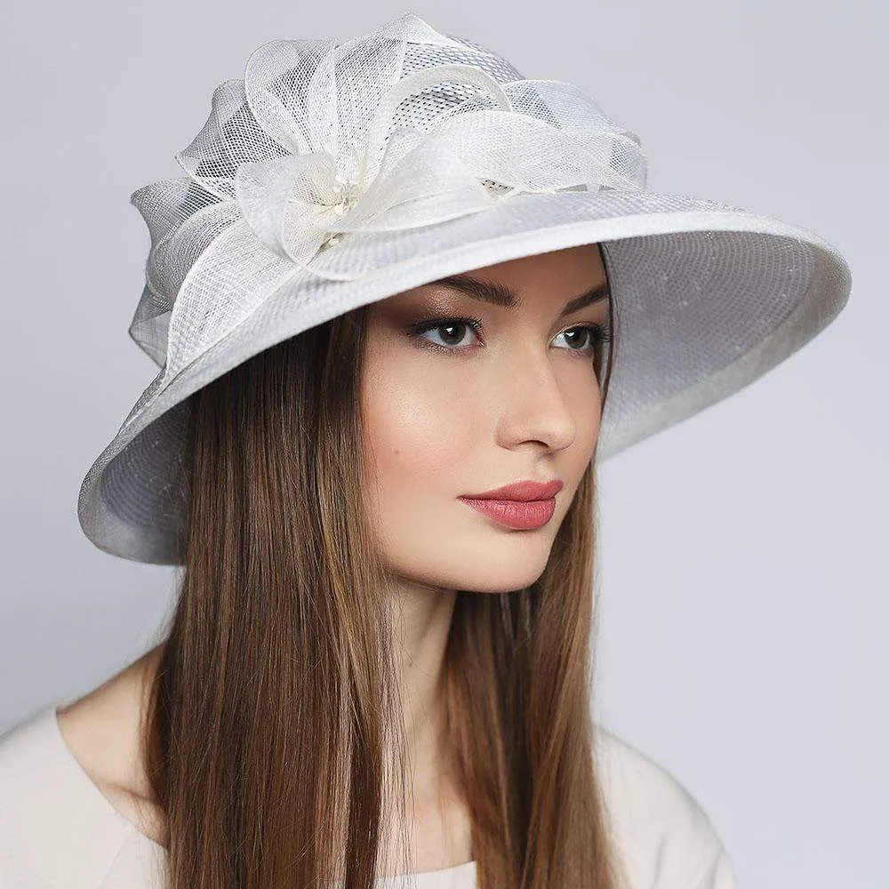 Charming Wide Brim Derby Hat