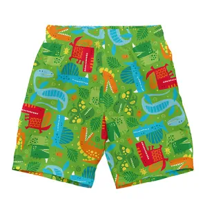 Classics Ultimate Swim Diaper Trunks-Lime Jurassic
