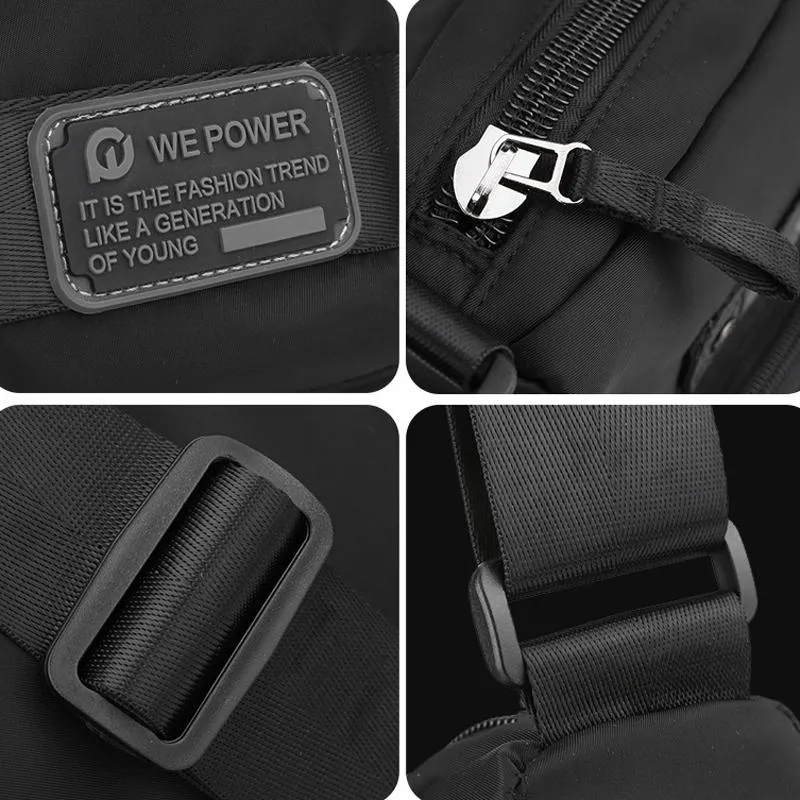 Crossbody Shoulder Bag For Casual Men Outdoor Functionality