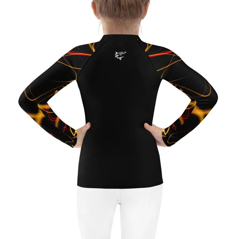 Electric Flow ~ Kids Rash Guard