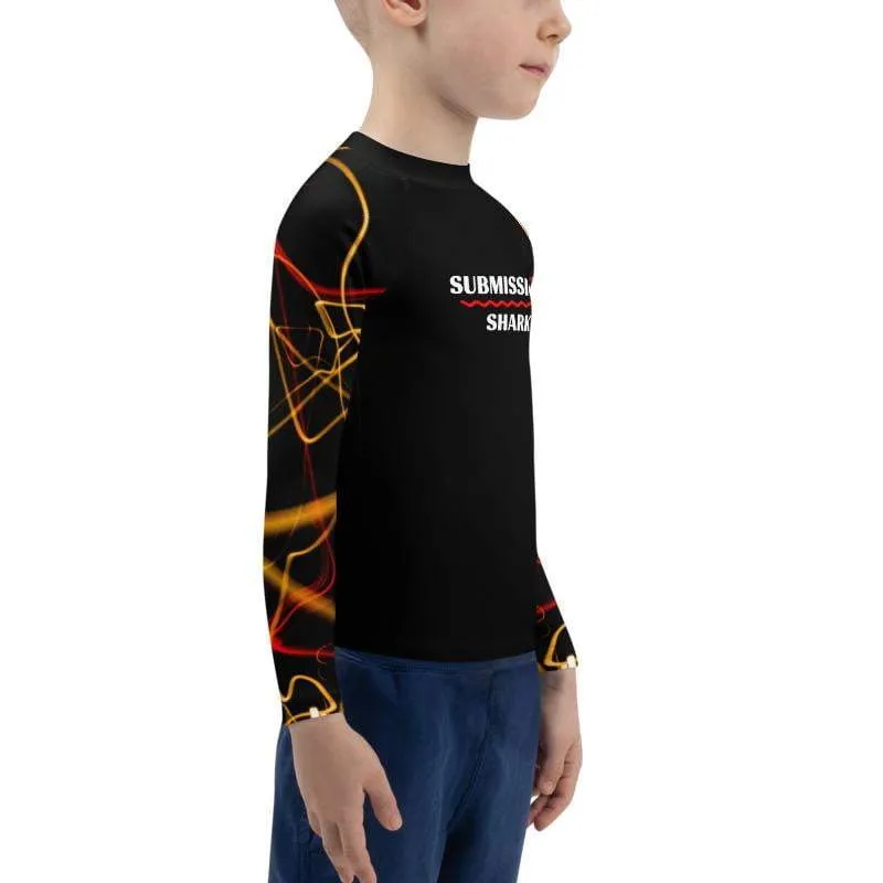 Electric Flow ~ Kids Rash Guard