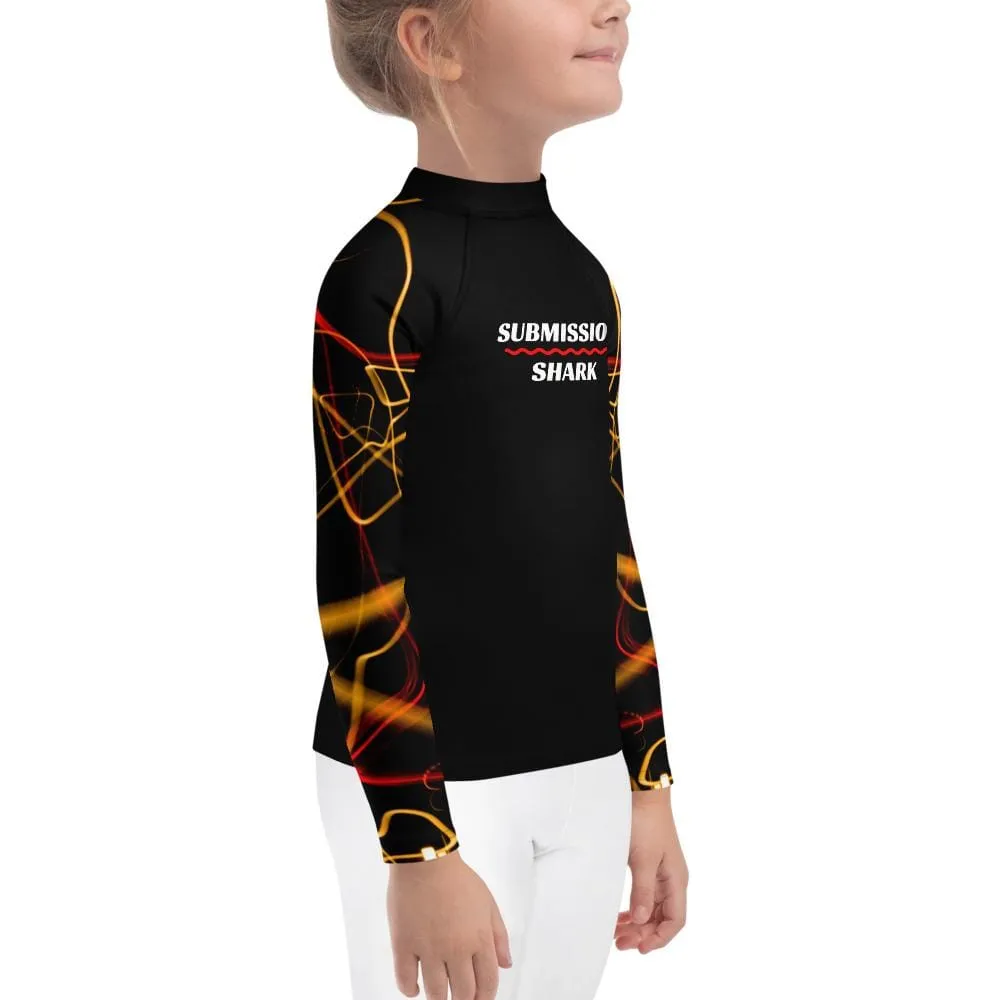 Electric Flow ~ Kids Rash Guard