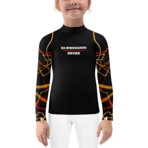 Electric Flow ~ Kids Rash Guard