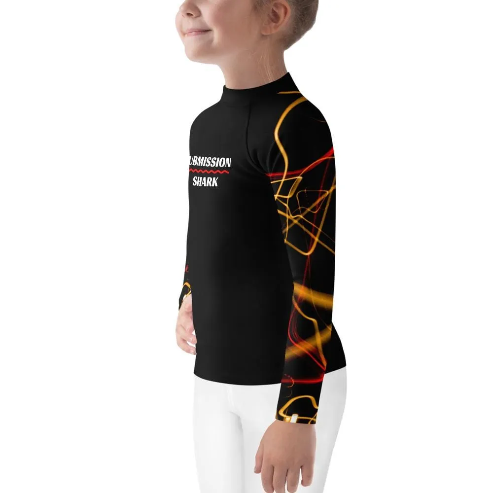 Electric Flow ~ Kids Rash Guard