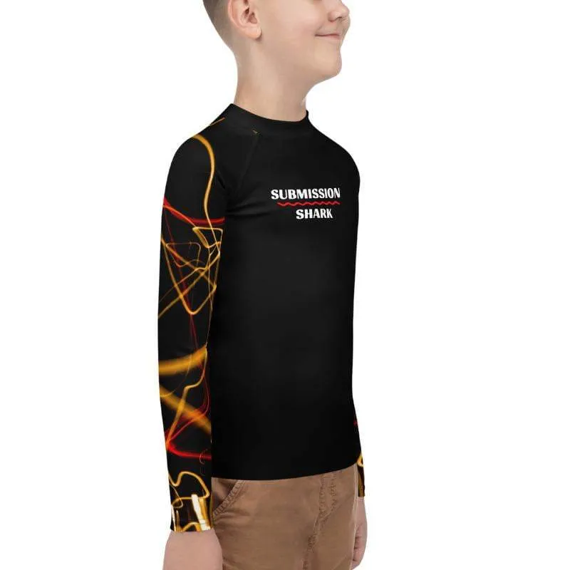 Electric Flow ~ Youth Rash Guard