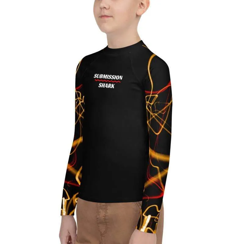 Electric Flow ~ Youth Rash Guard