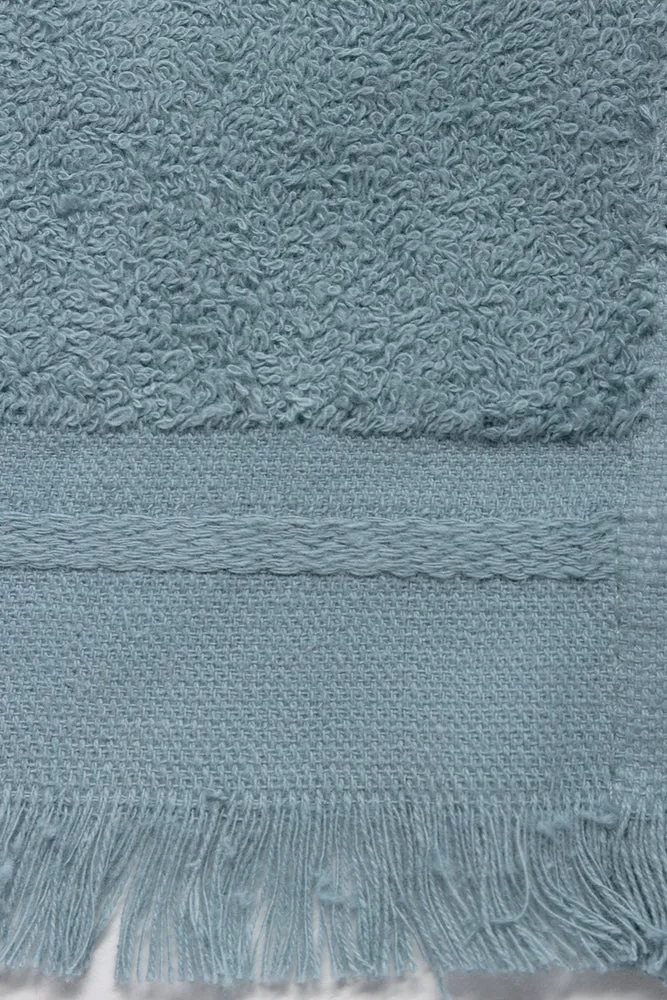 Fringed Guest Towel  North Atlantic