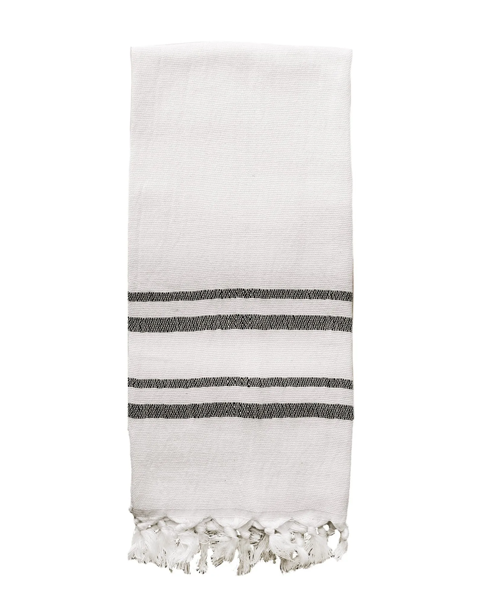 Haley Turkish Cotton   Bamboo Hand Towel - Two Stripe