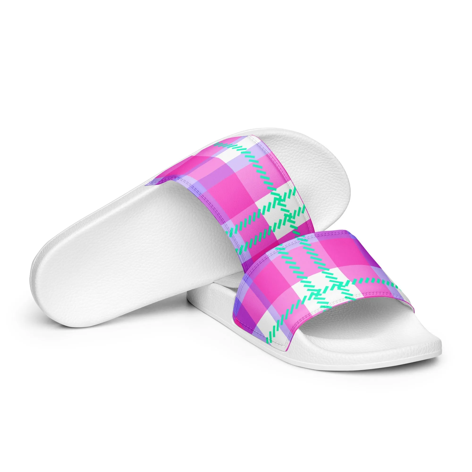 HAWAII WOMEN'S SLIDES - RETROCHECKI
