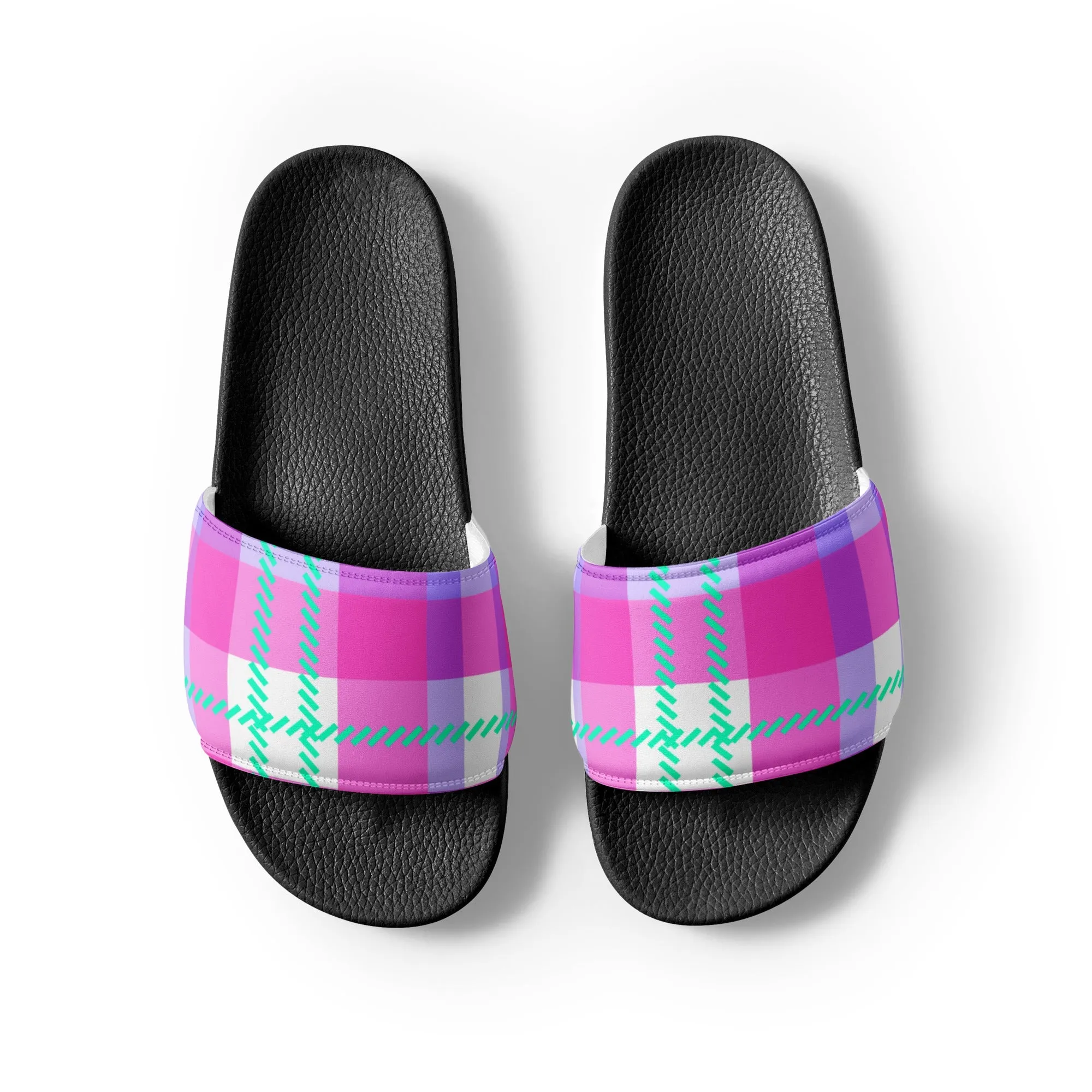 HAWAII WOMEN'S SLIDES - RETROCHECKI