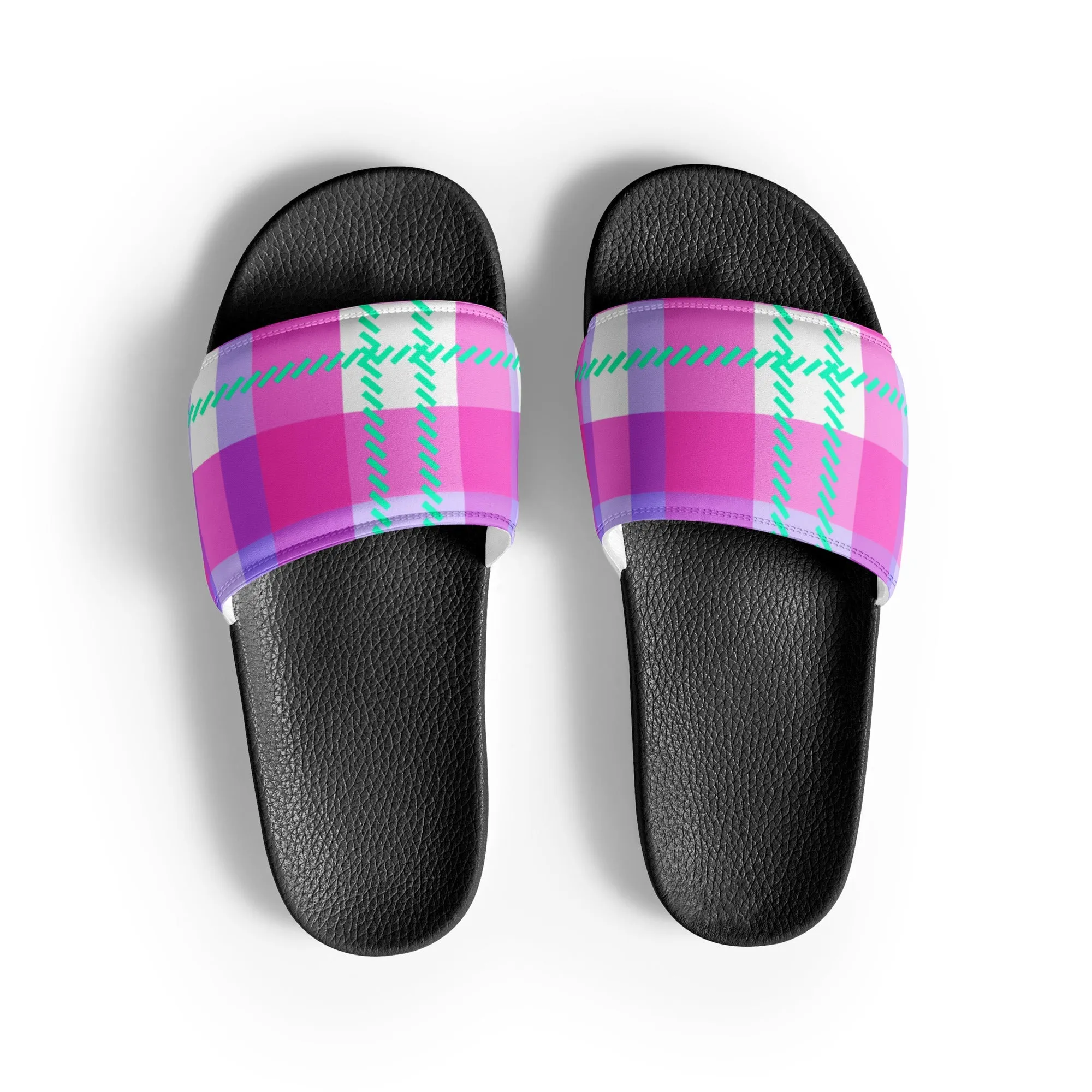 HAWAII WOMEN'S SLIDES - RETROCHECKI