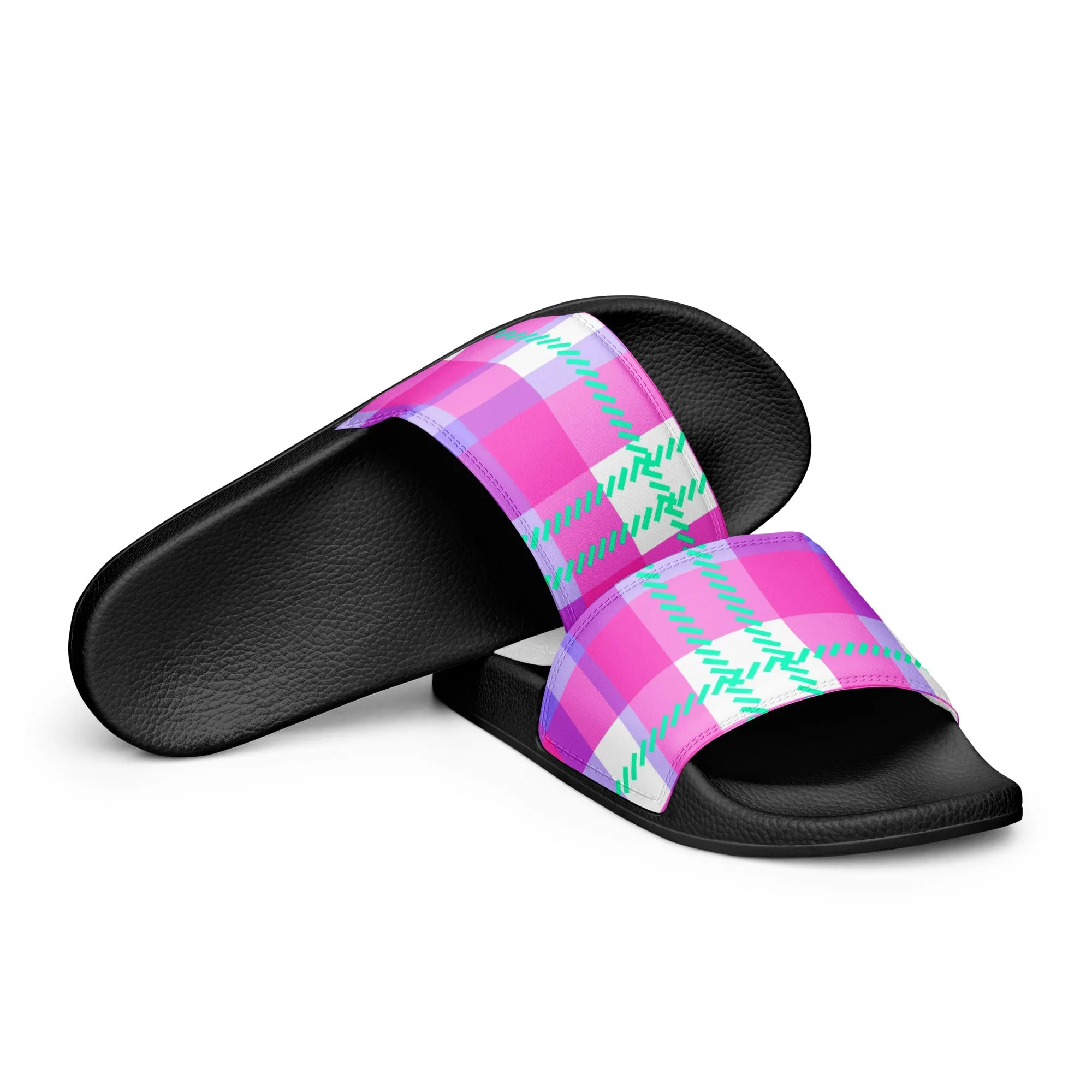 HAWAII WOMEN'S SLIDES - RETROCHECKI