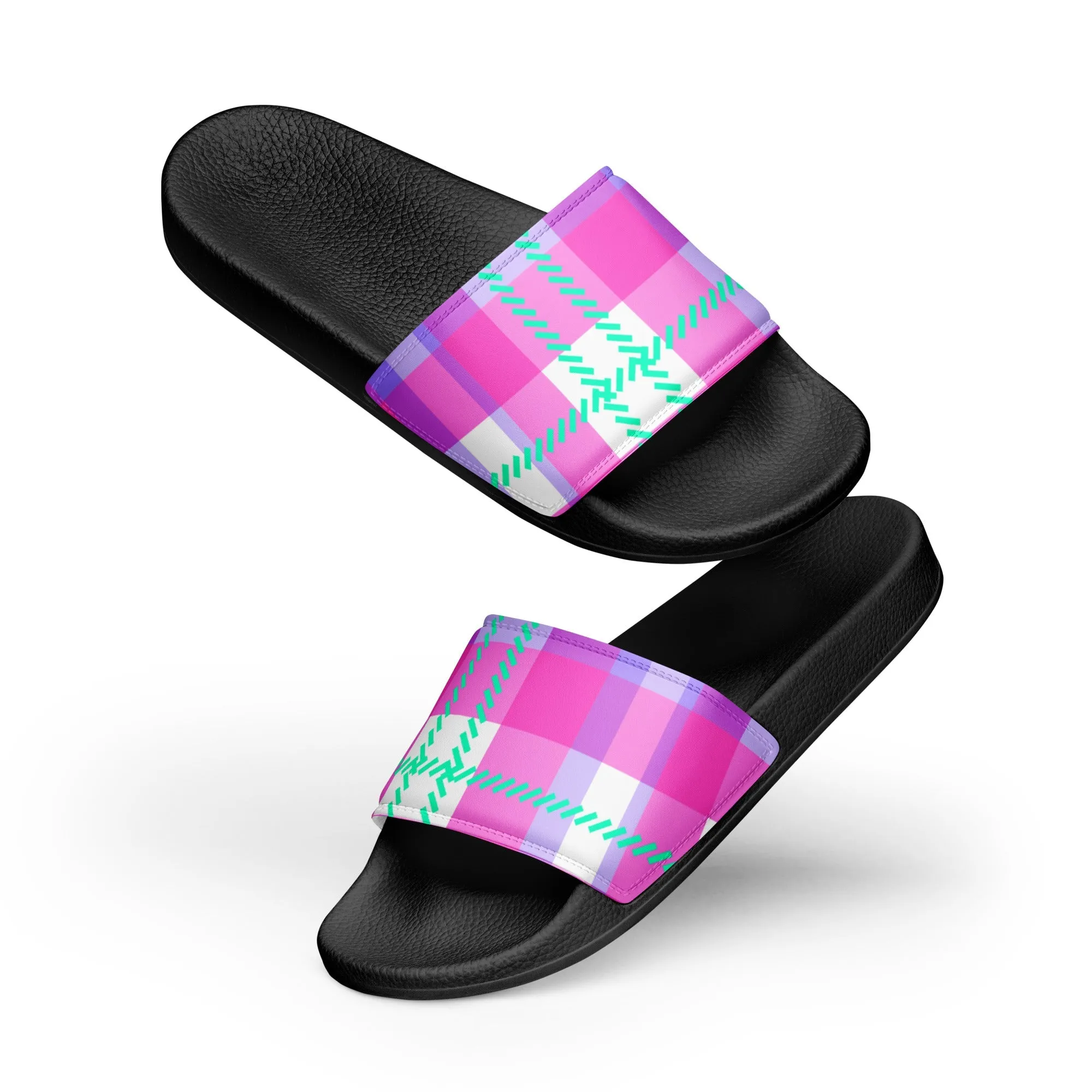 HAWAII WOMEN'S SLIDES - RETROCHECKI