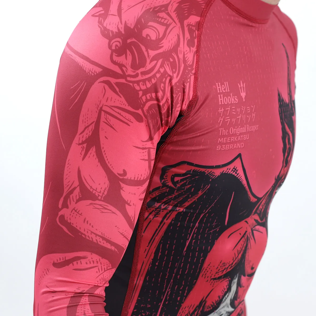 HELL HOOKS 2.0 Women's Rash Guard - Long Sleeve