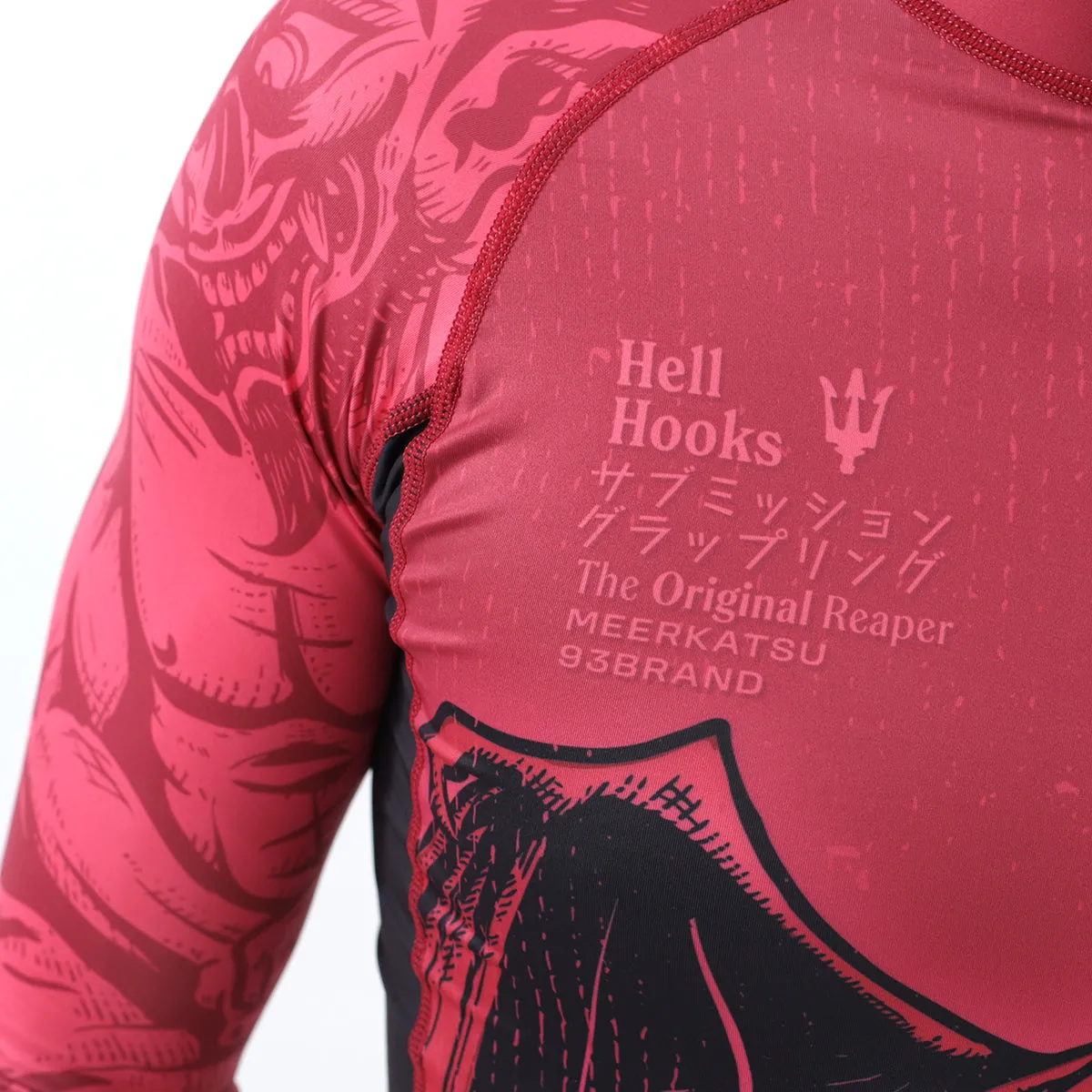 HELL HOOKS 2.0 Women's Rash Guard - Long Sleeve