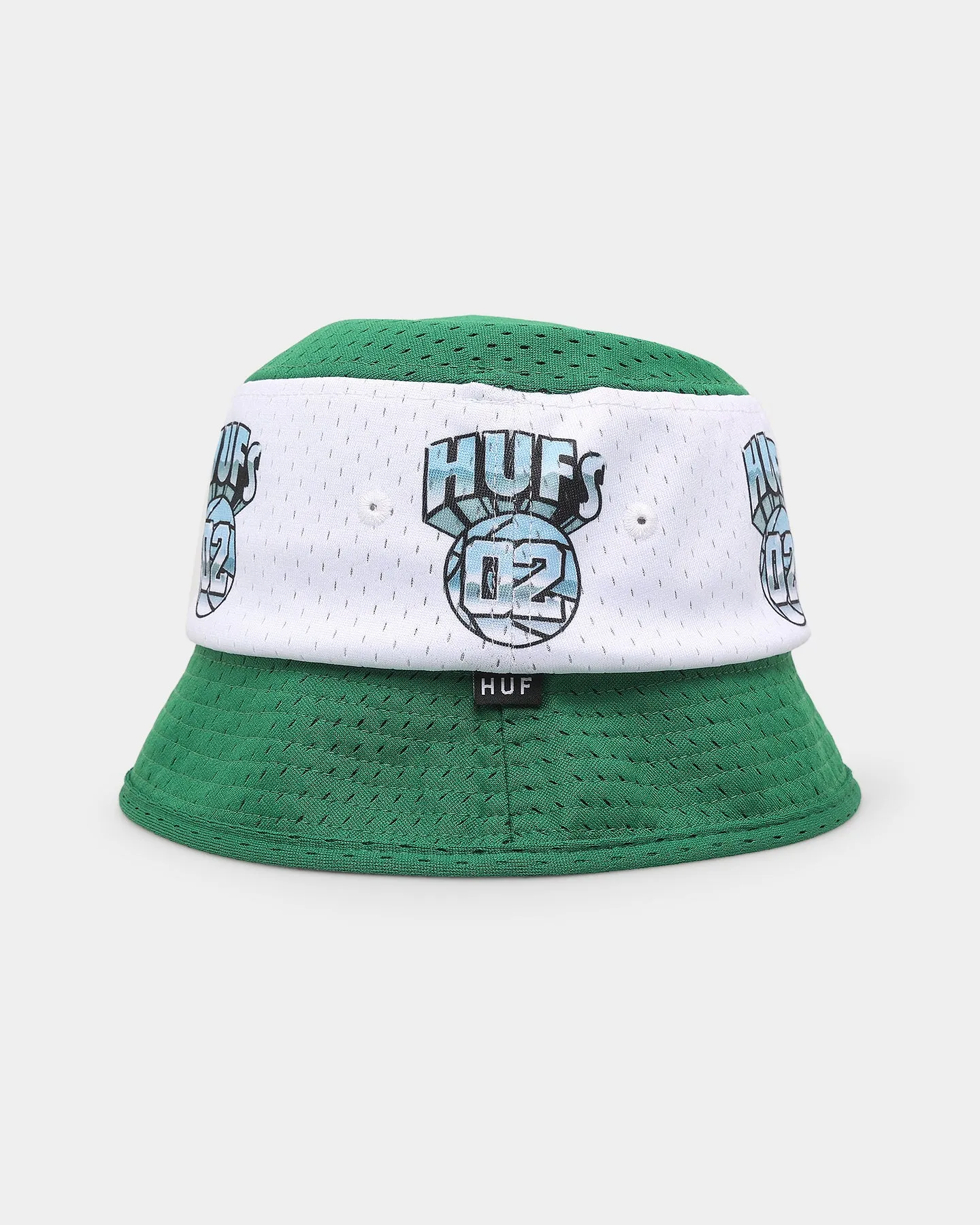 HUF Basketball Mesh Bucket Hat Green