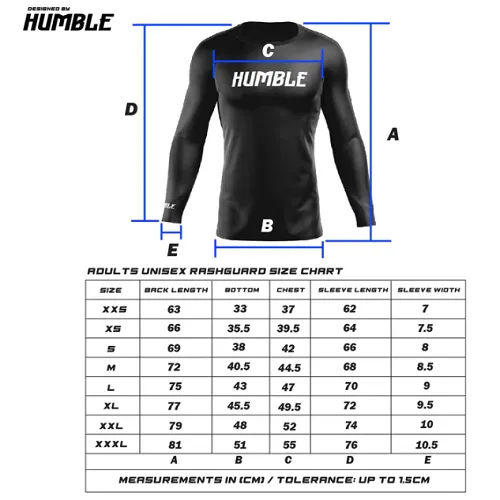 Humble Long Sleeve Ranked Rash Guards