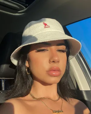 Kangol Bermuda Bucket White/Red