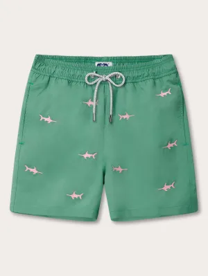 Men's Changing of the Guard Embroidered Staniel Swim Shorts