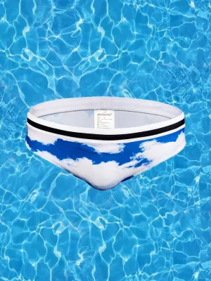 Men's Low-Rise Casual Holiday Swim Briefs