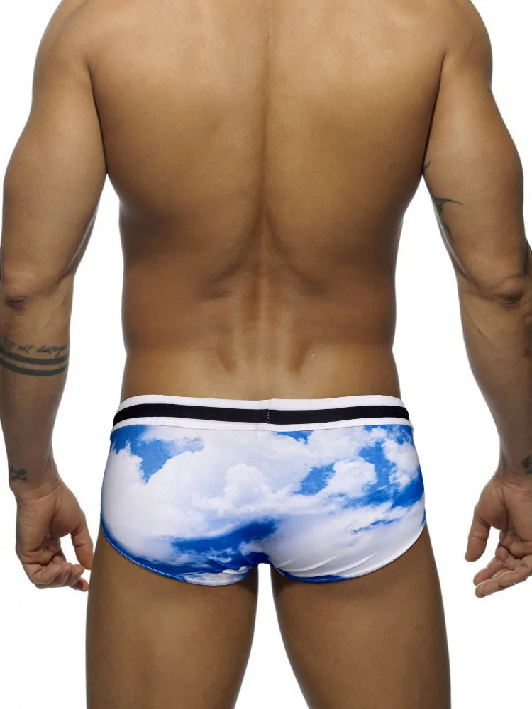 Men's Low-Rise Casual Holiday Swim Briefs