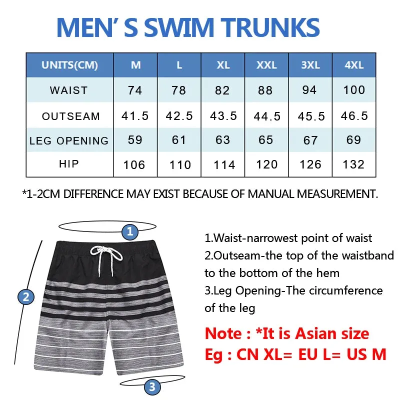 Men’s Pineapple Sunrise Quick-Dry Swimming Trunks
