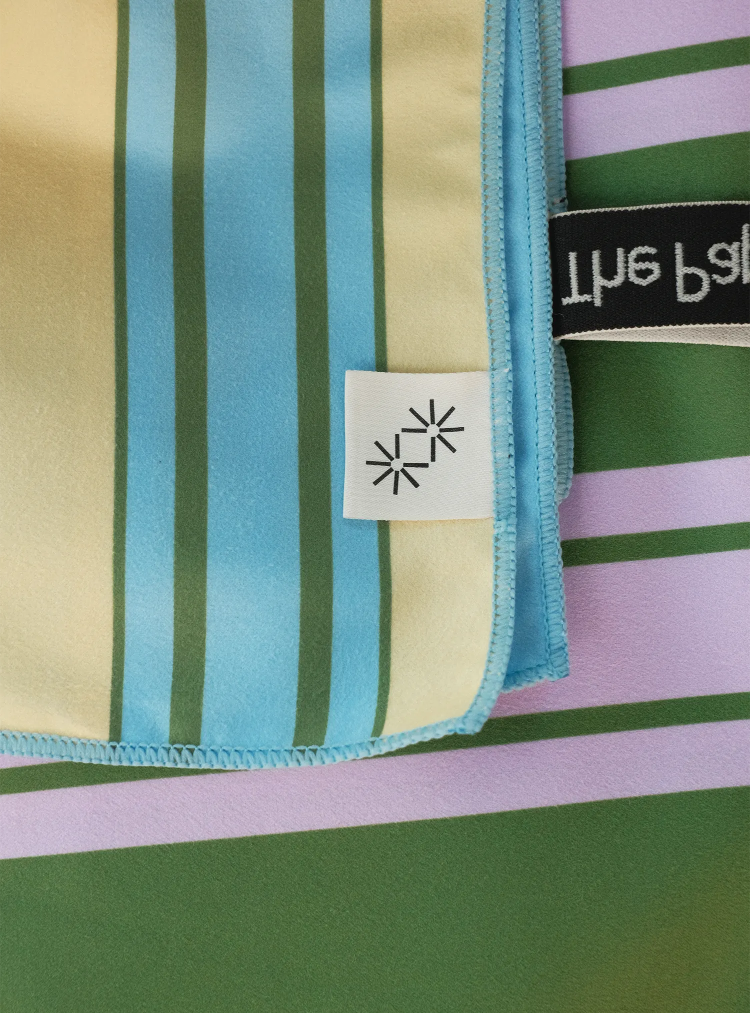 Mini Travel Towel (Beachcomber Stripes)