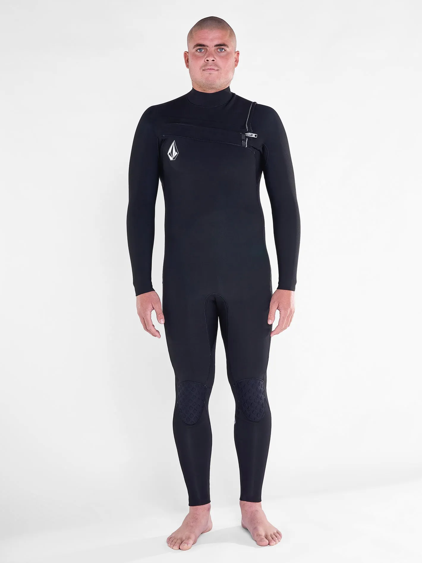 Modulator 4/3mm Long Sleeve Chest Zip Wetsuit - Black (2022)