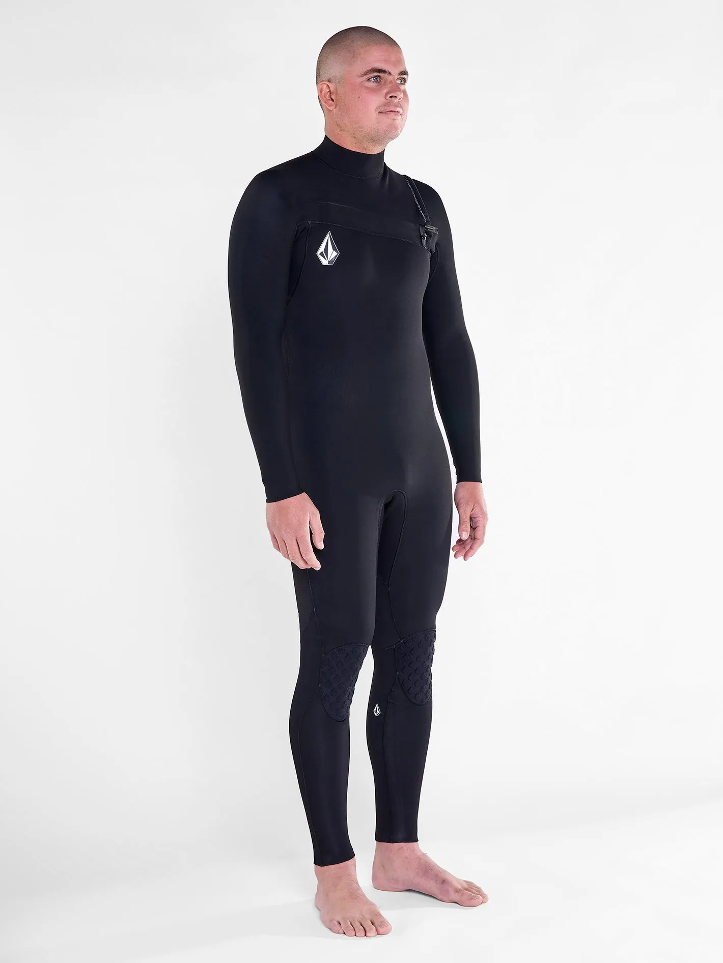 Modulator 4/3mm Long Sleeve Chest Zip Wetsuit - Black (2022)