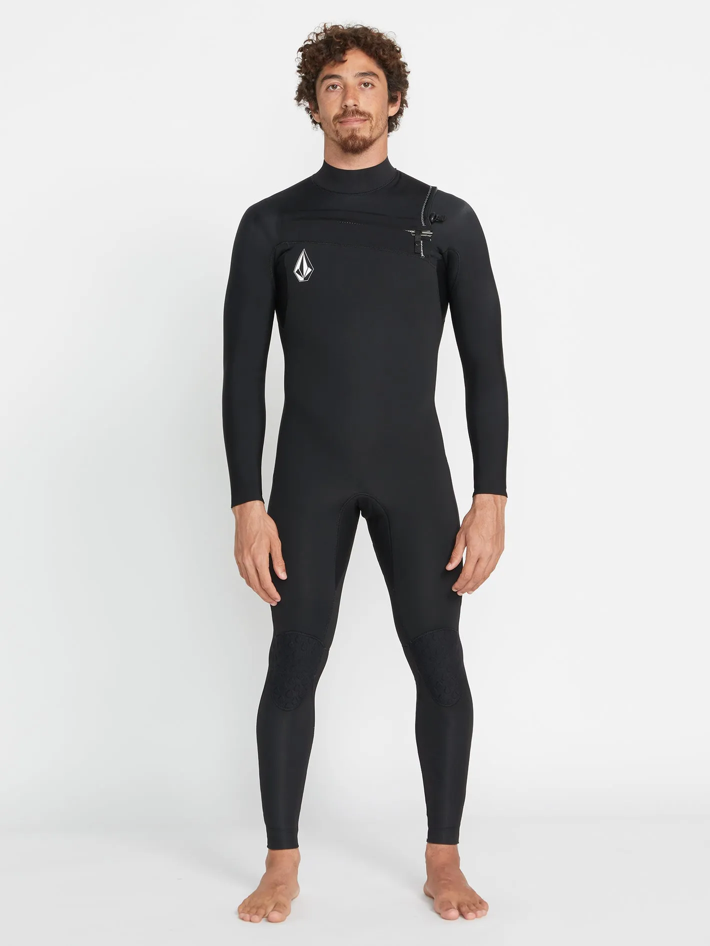 Modulator 4/3mm Long Sleeve Chest Zip Wetsuit - Black (2022)
