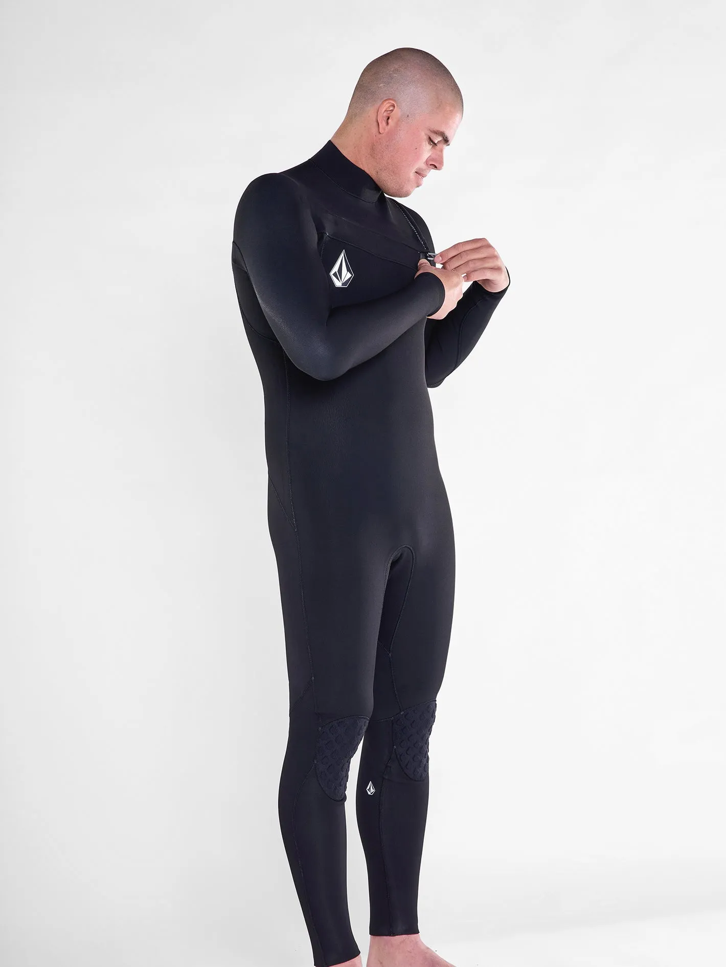 Modulator 4/3mm Long Sleeve Chest Zip Wetsuit - Black (2022)