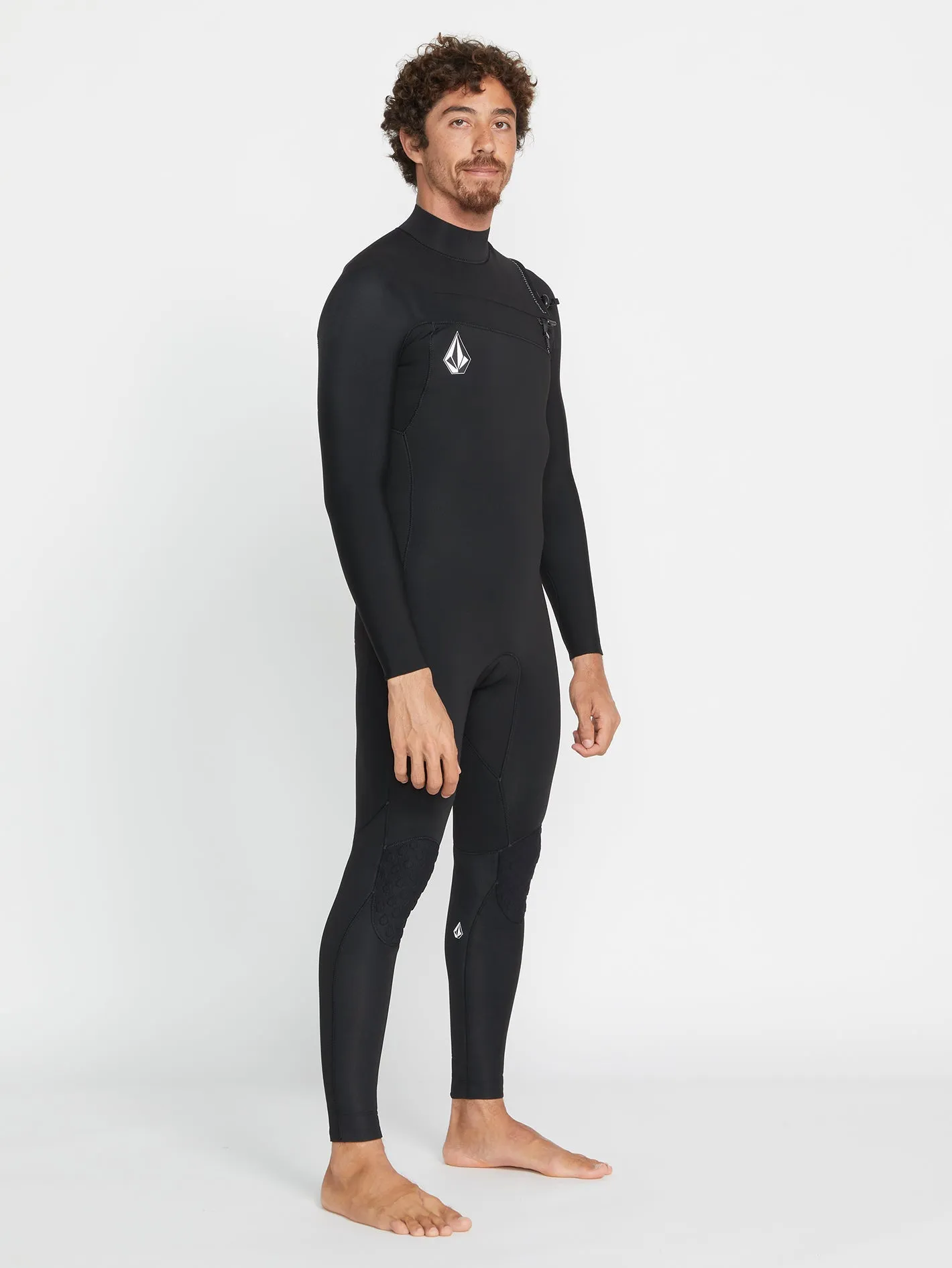 Modulator 4/3mm Long Sleeve Chest Zip Wetsuit - Black (2022)