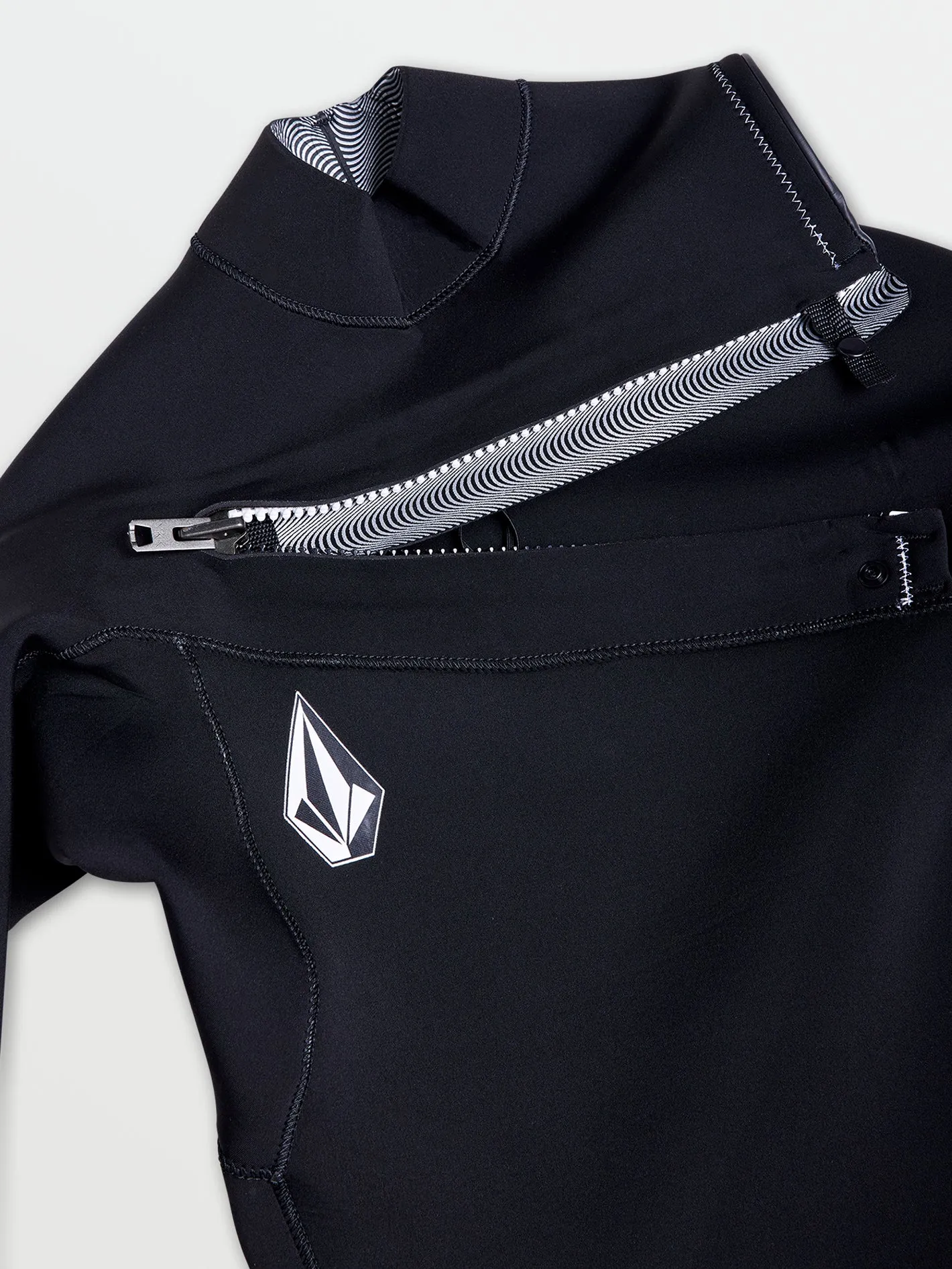 Modulator 4/3mm Long Sleeve Chest Zip Wetsuit - Black (2022)