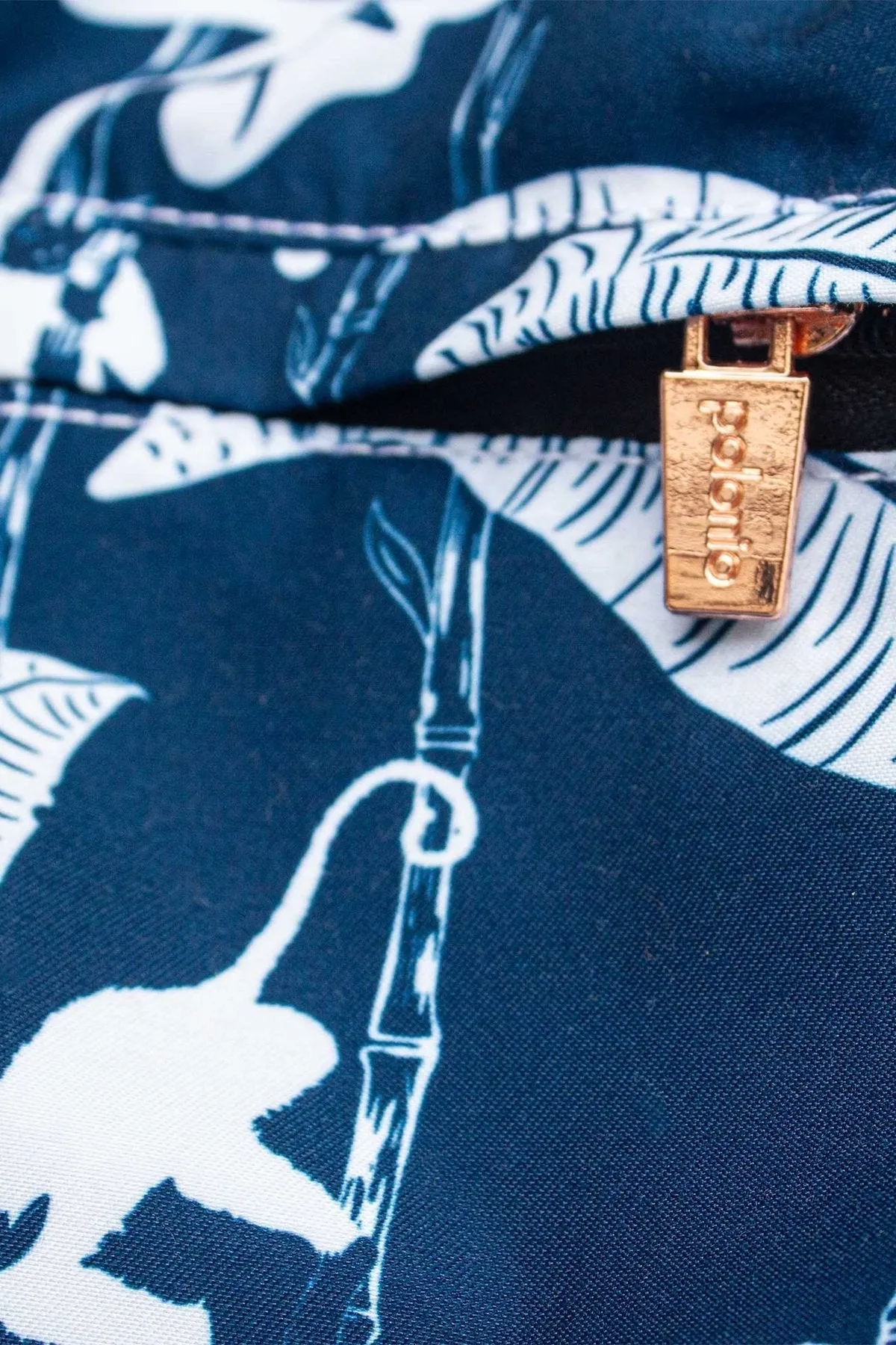 Navy Bamboo Classic Swim Trunks