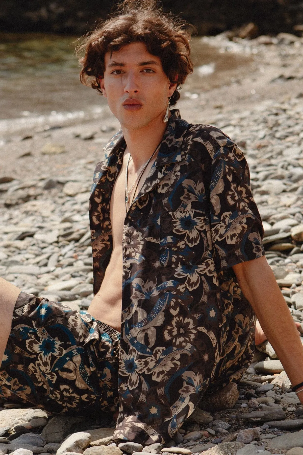 Navy Organico Classic Swim Trunks