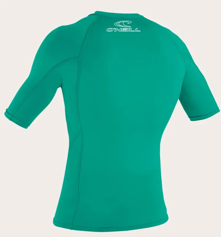 O'neill Youth Basic UPF 50  S/S Rash Guard Seaglass