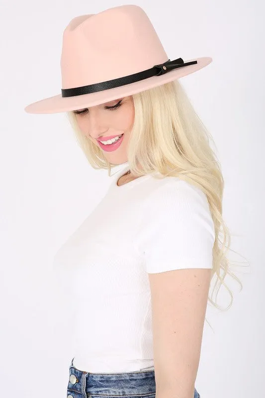 Panama Style Wide Brim Classic Felt Fedora