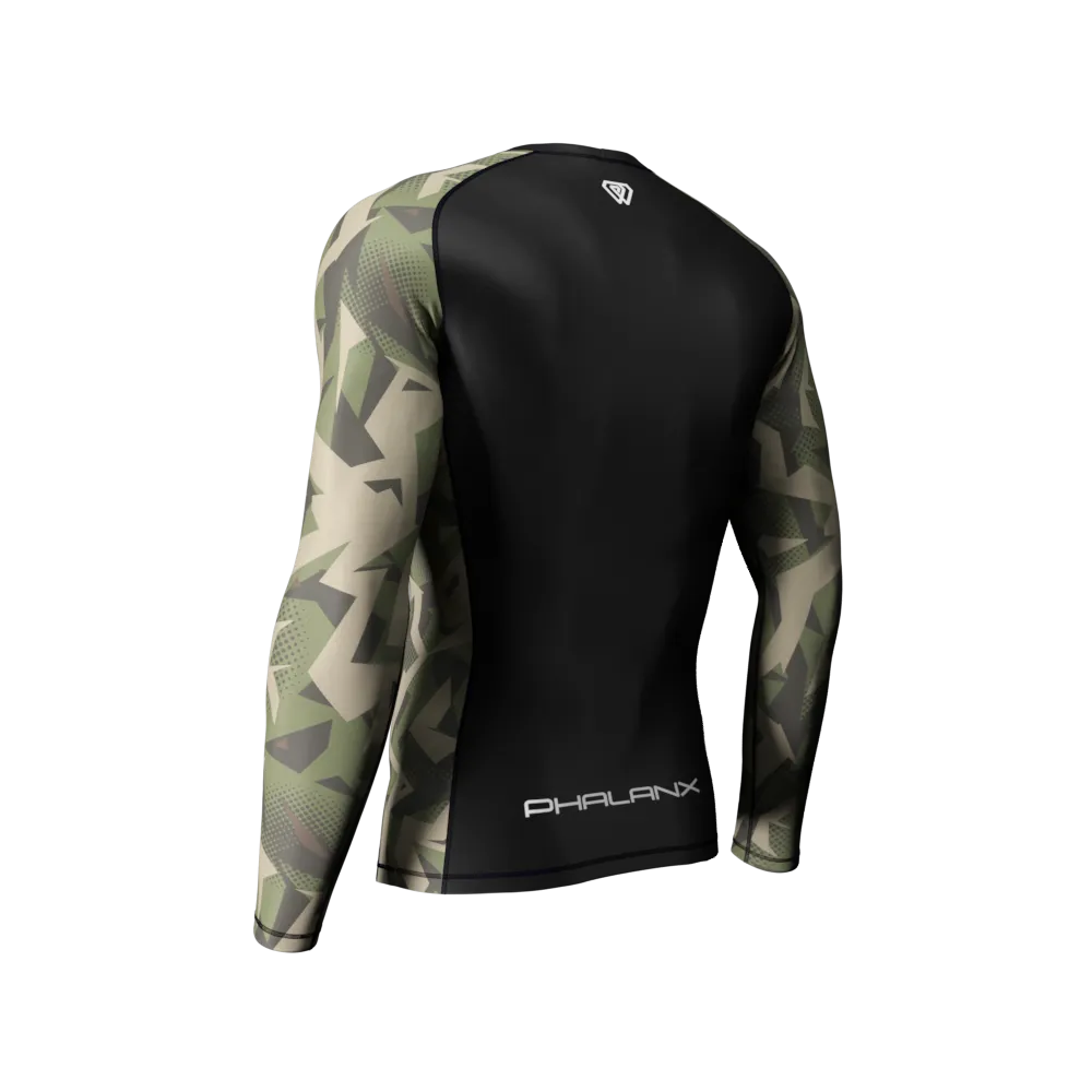 Phalanx "Lightning Camo" Long Sleeve Rash Guard