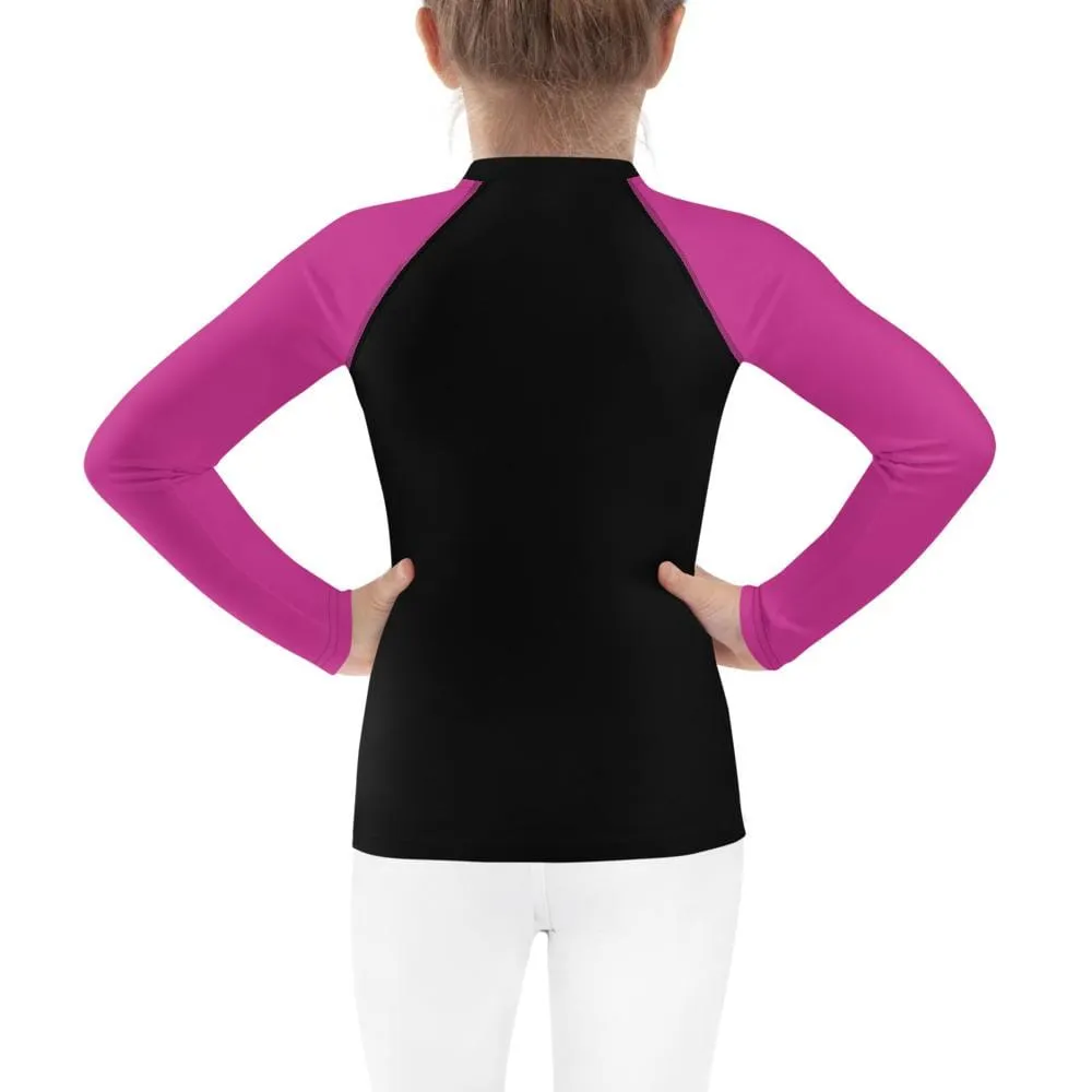 Pink SS Premium Standard ~ Kid's Rash Guard