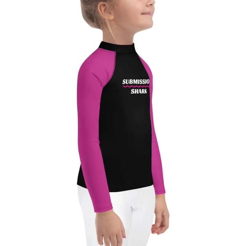 Pink SS Premium Standard ~ Kid's Rash Guard