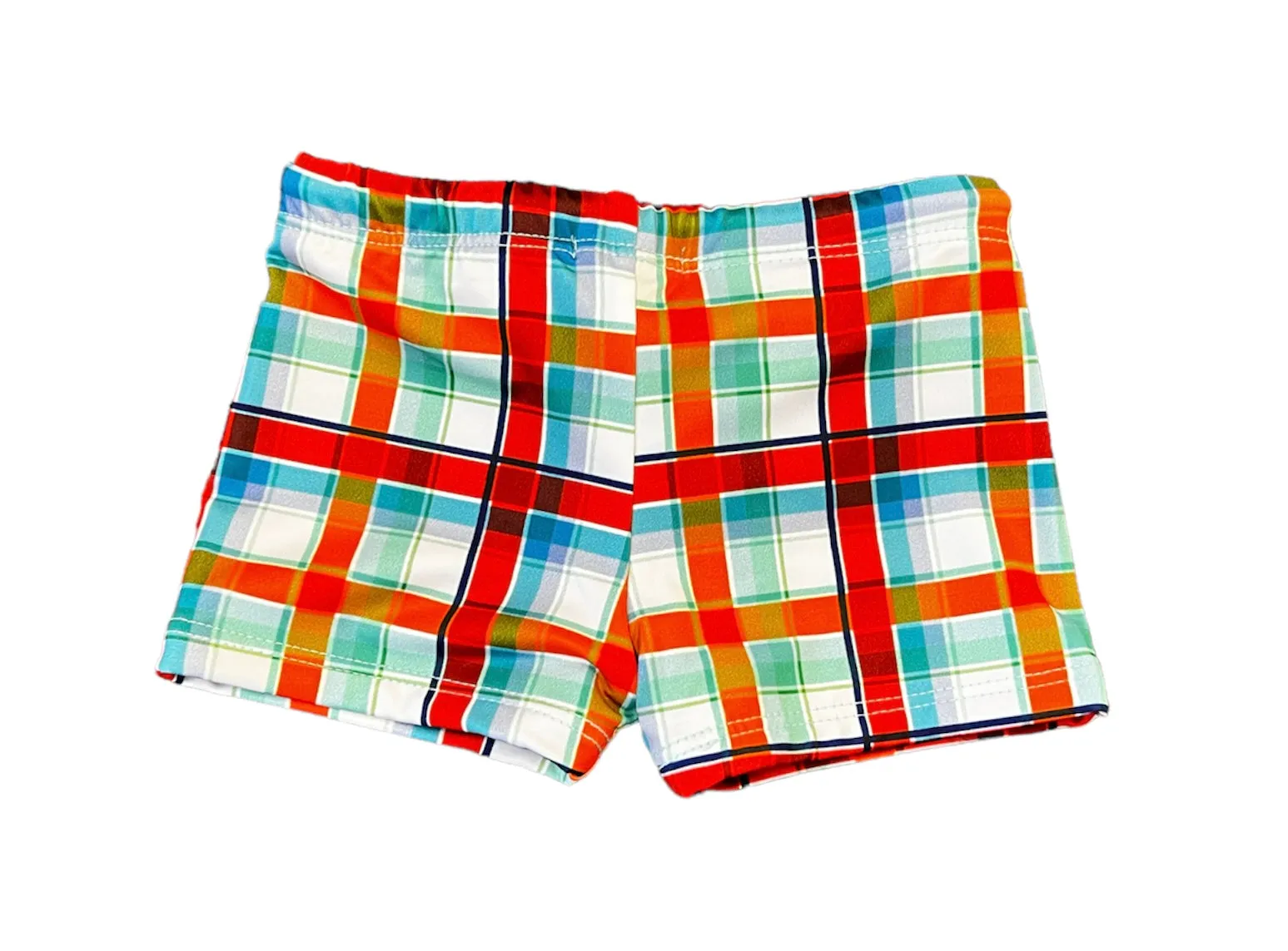 Planet Sea Baby Boys Checkered Swim Shorts FINAL SALE