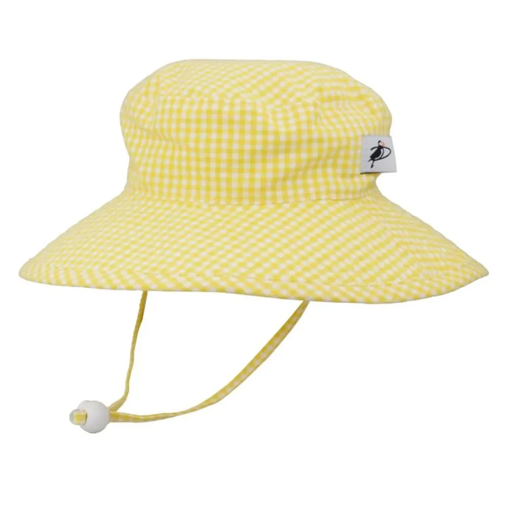 Puffin Gear Cotton Print Sunbaby Hat Check